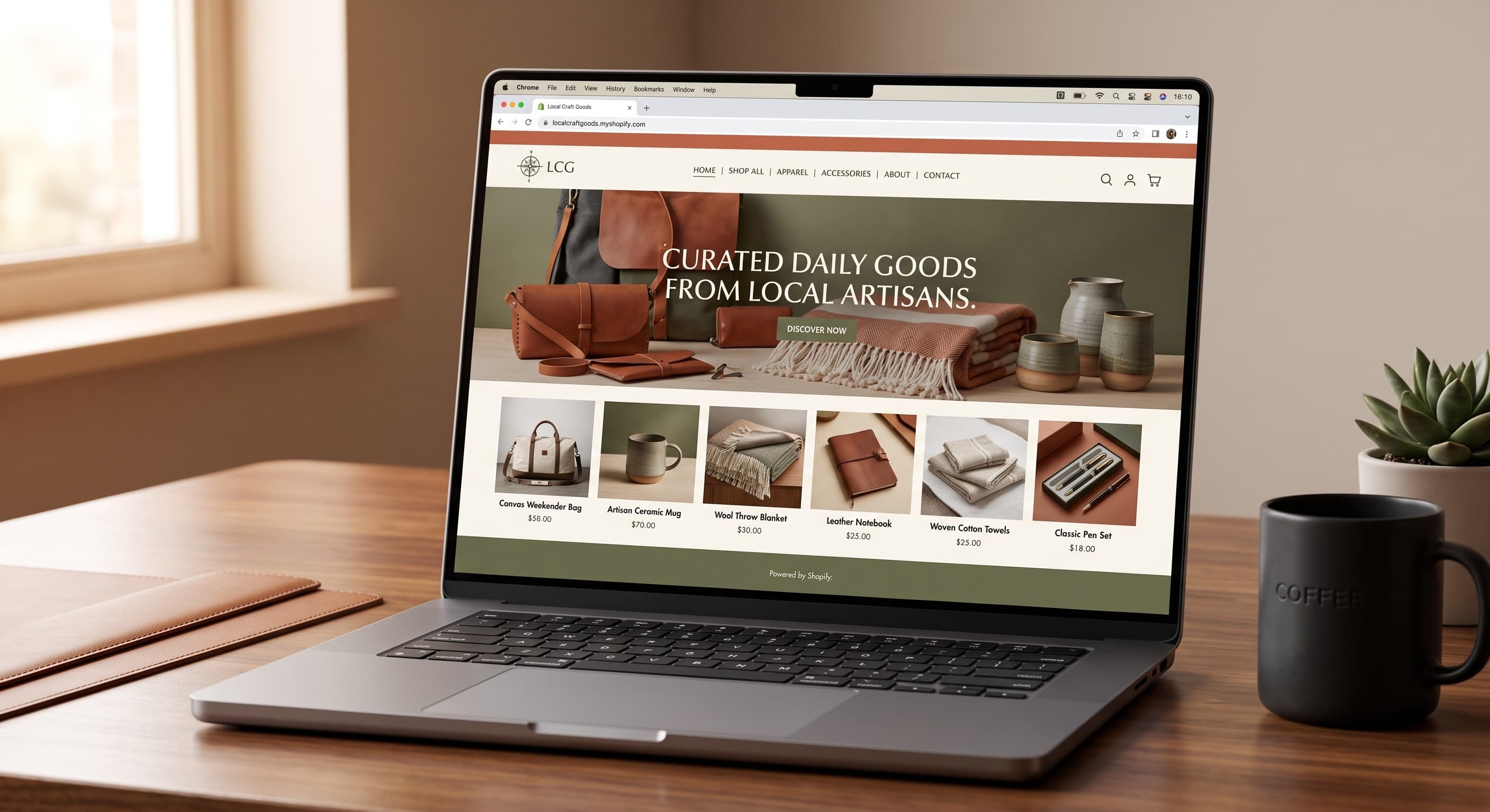 Shopify storefront